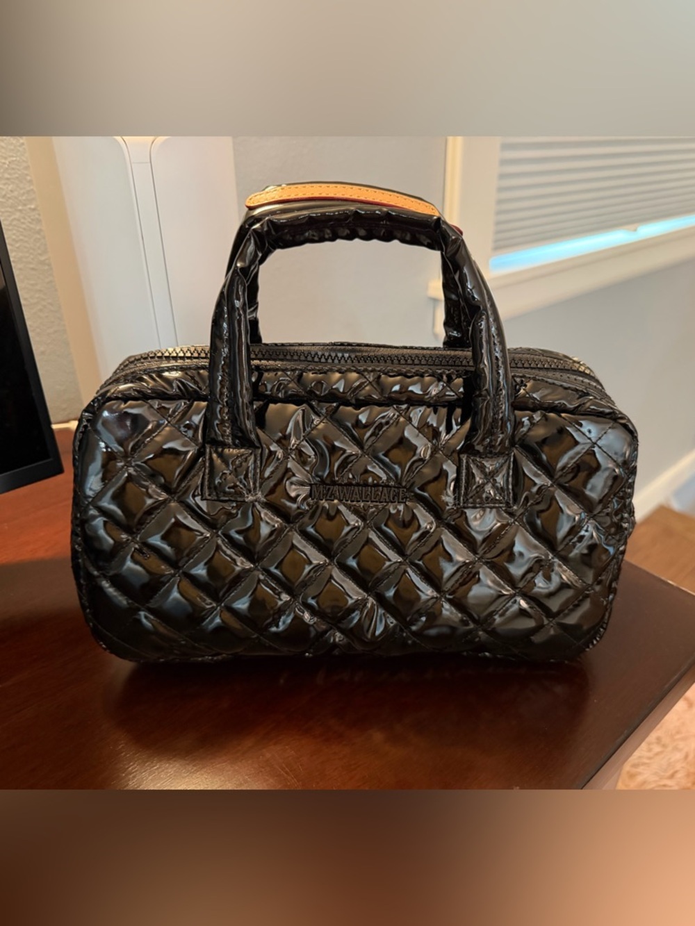 MZ Wallace Black Lacquer Beauty Organizer